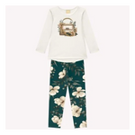 Conjunto blanco - verde