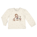 Buzo blanco - rosado