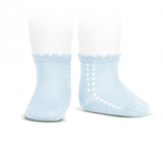 Medias españolas cortas celeste