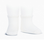 Medias españolas cortas blancas