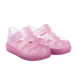 Sandalias Igor Star Glitter Transparente Rosa