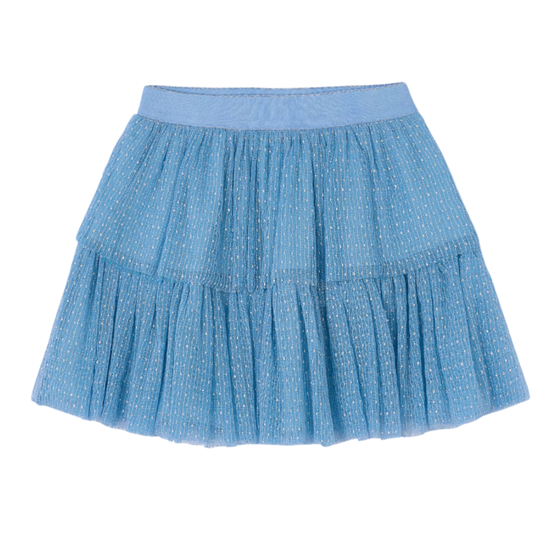 Falda tul blue