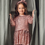 Vestido lentejuelas pink