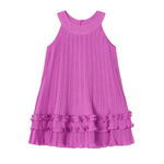 VESTIDO PLISADO MORADO