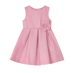 VESTIDO FLOR PALO ROSA