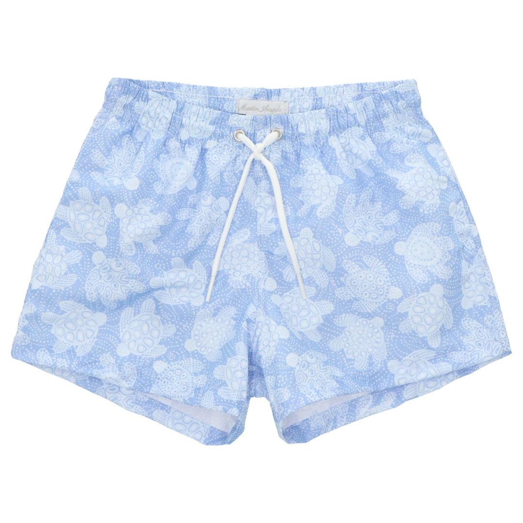 Bermudas Bañadoras Niño - Azul