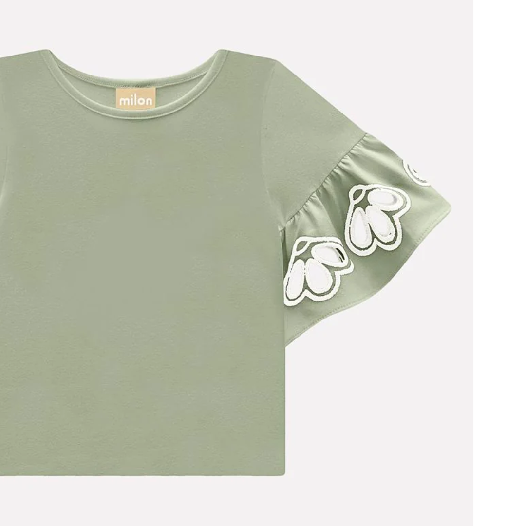 Blusa de manga verde