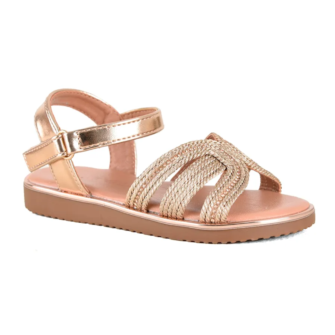 Sandalia rose gold