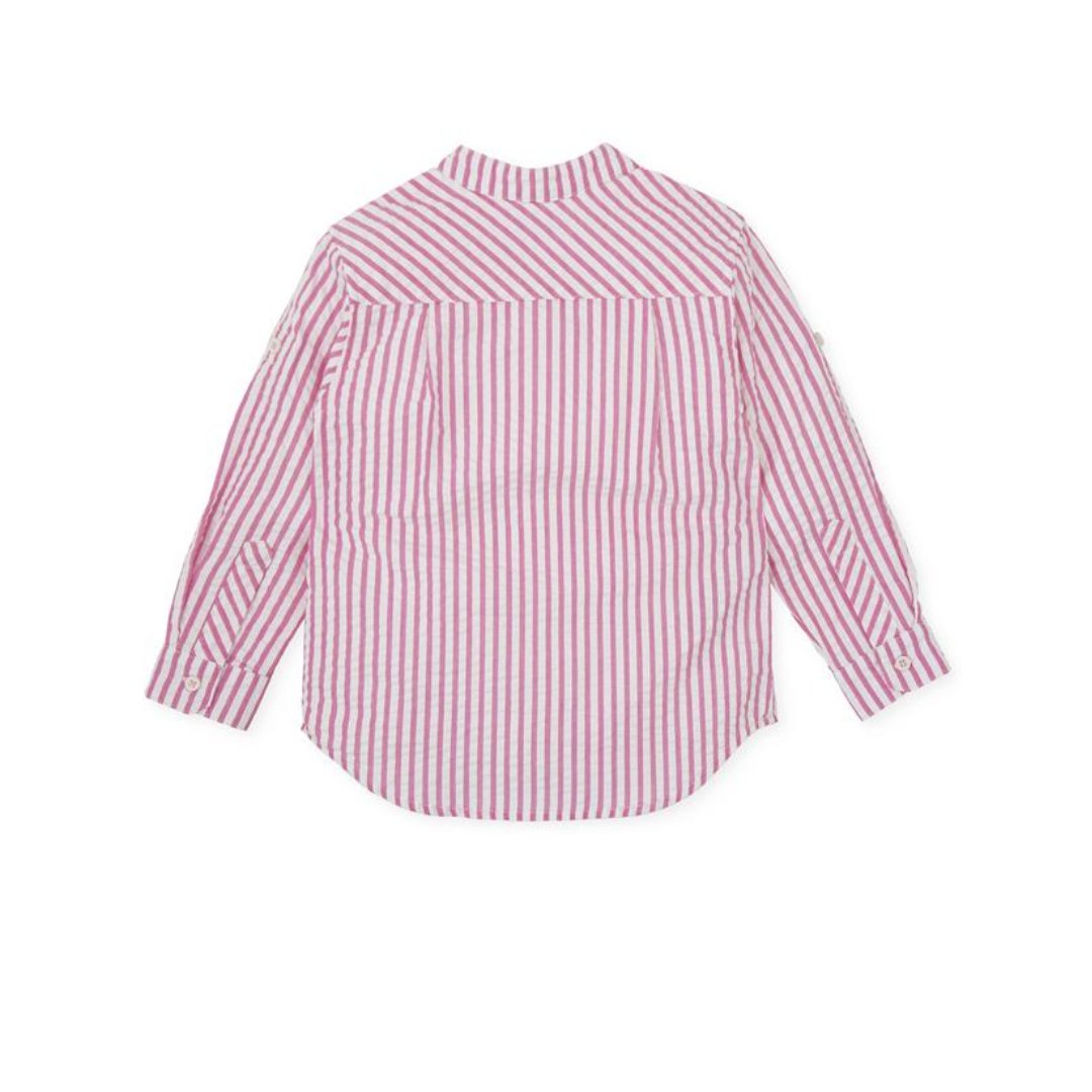 Camisa manga larga fucsia