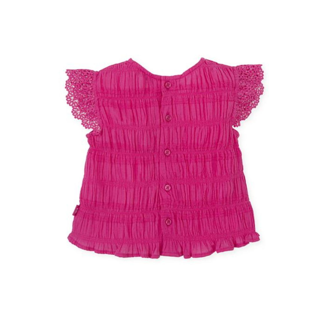 Blusa fucsia