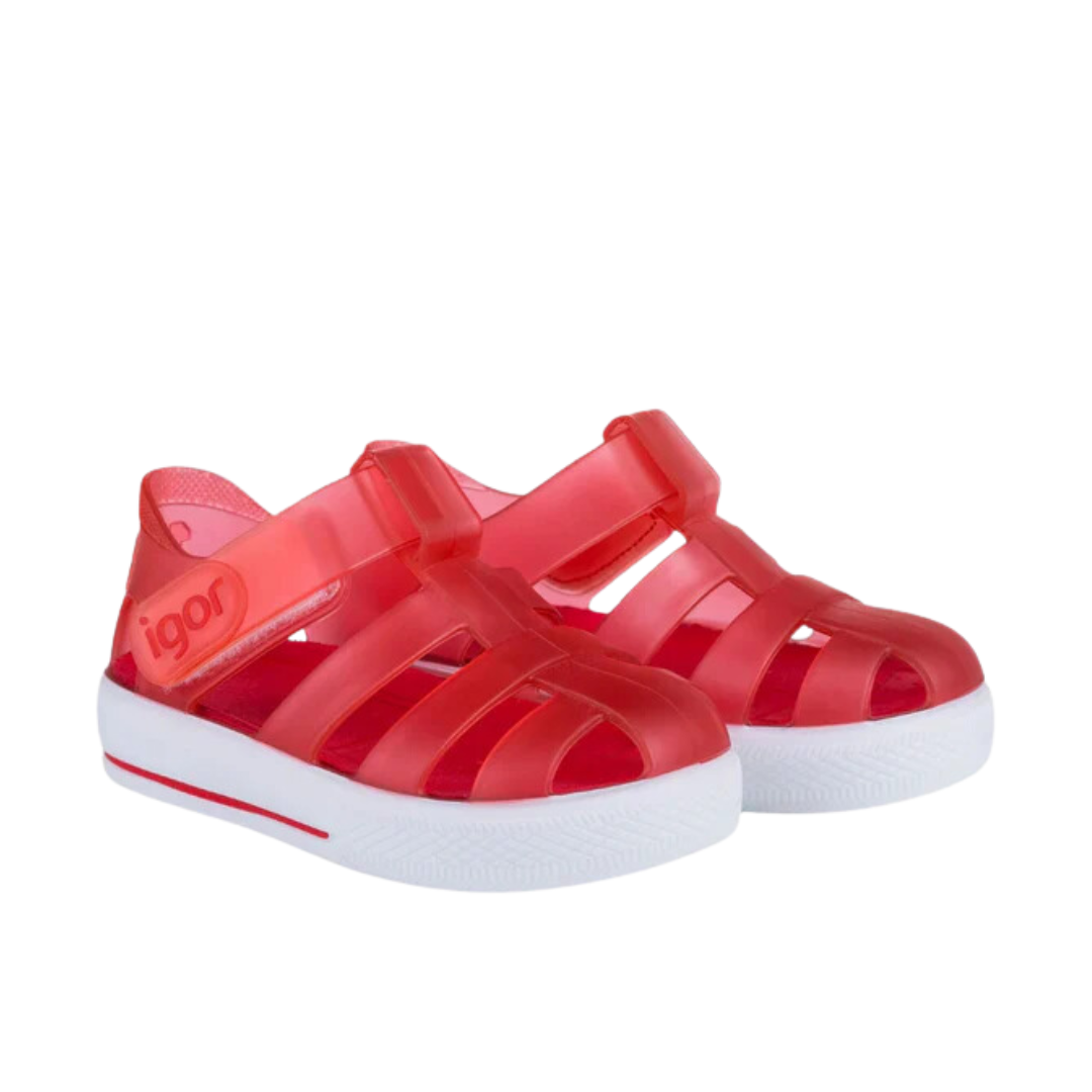 Sandalias Igor Star Cristal Rojo