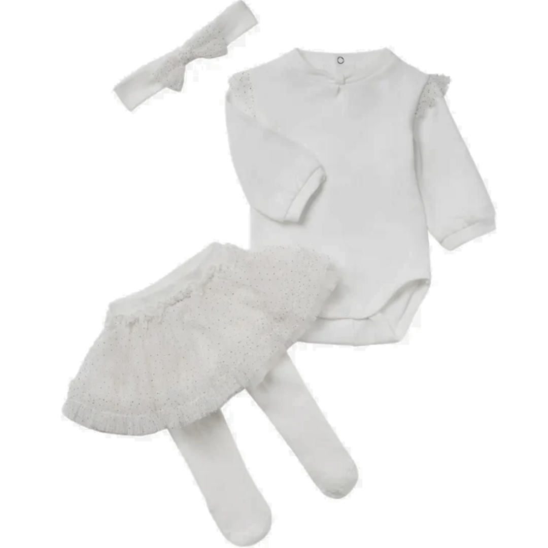 Set blanco de niña