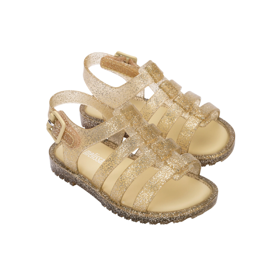 Sandalia Mini melissa doradas