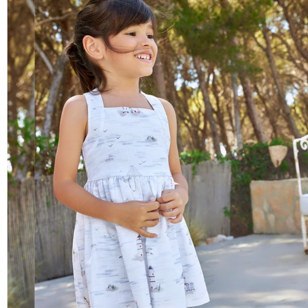 Vestido celeste