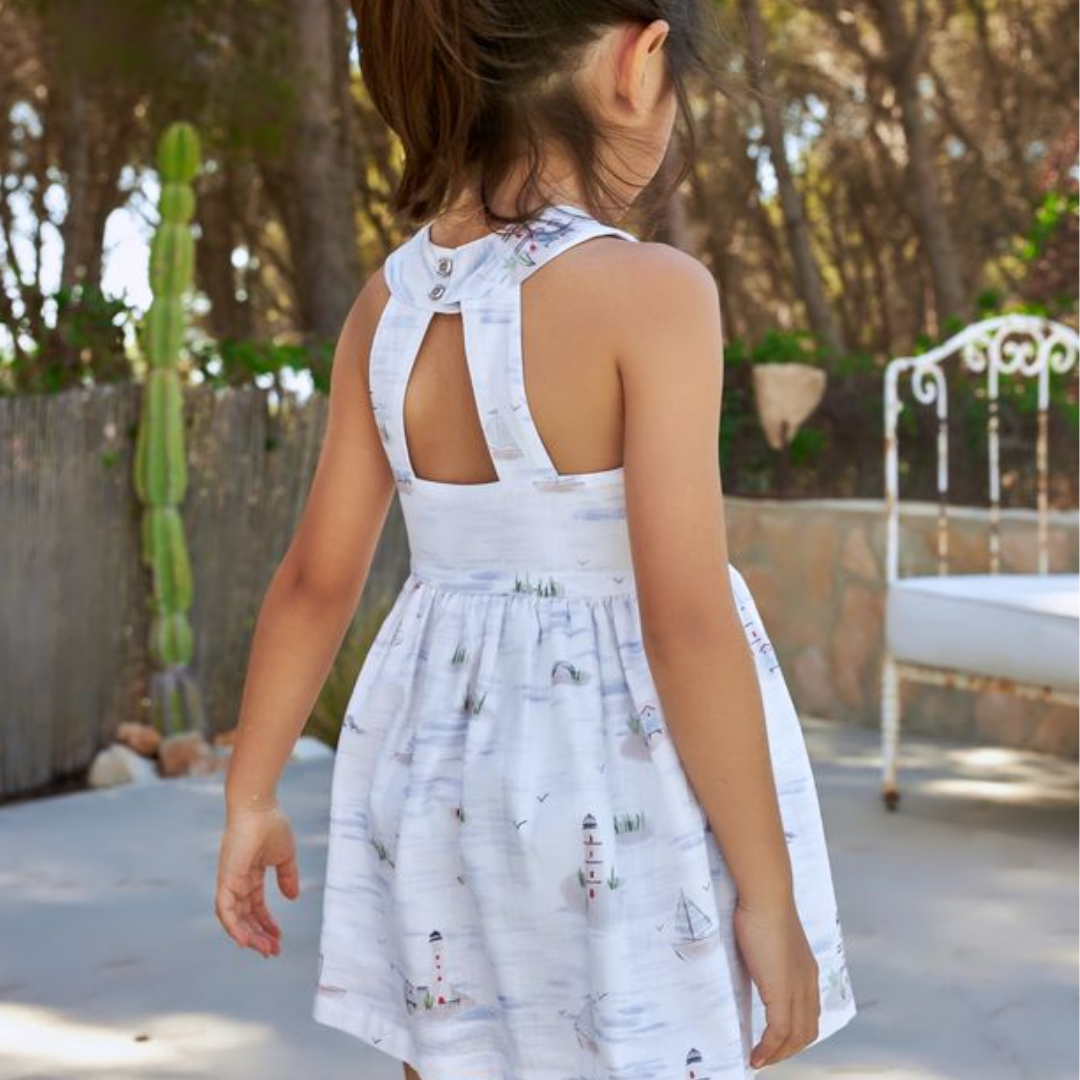 Vestido celeste