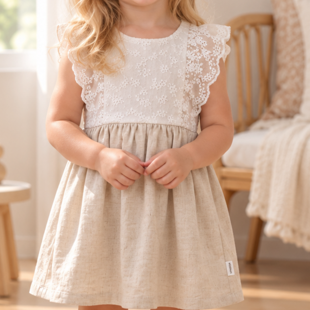 Vestido beige