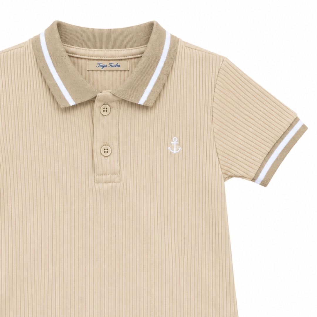 Tipo polo beige