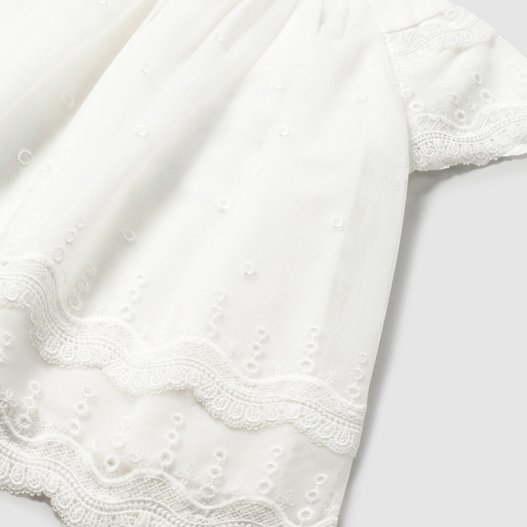 Vestido de tul blanco