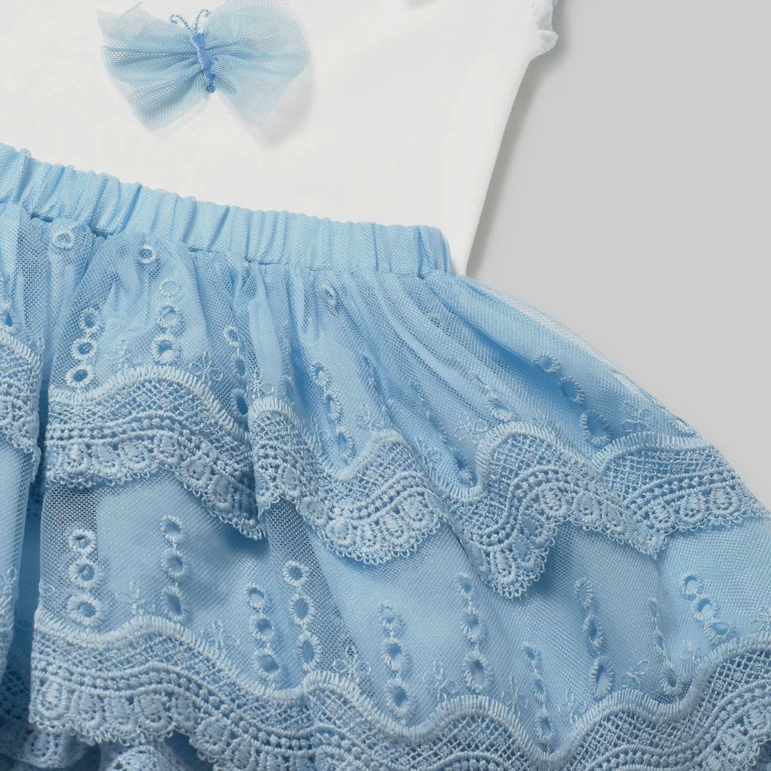 Conjunto tul blue