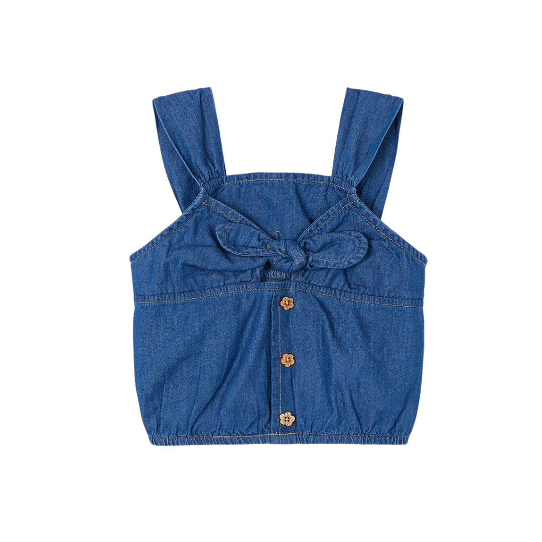 Top lazo denim