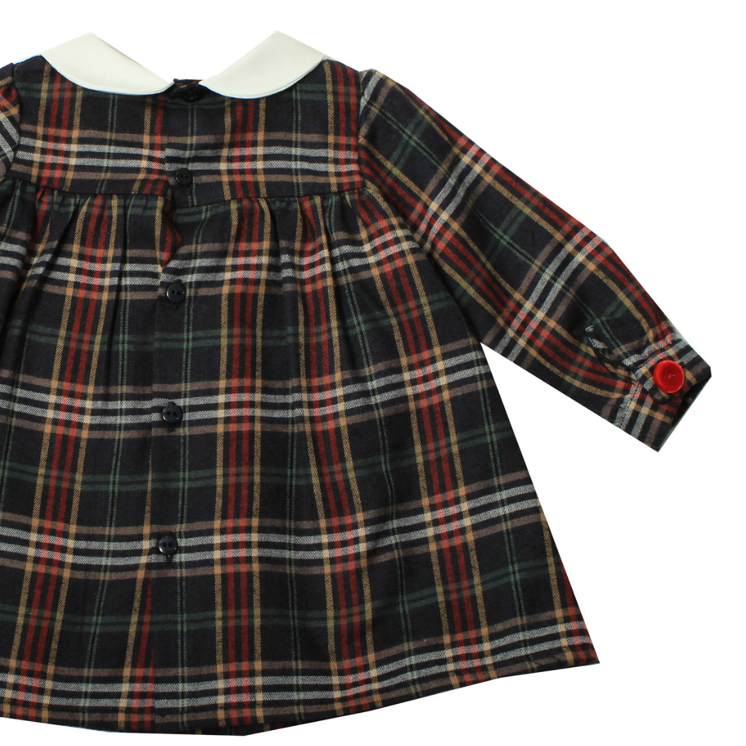 Vestido de cuadros rojo