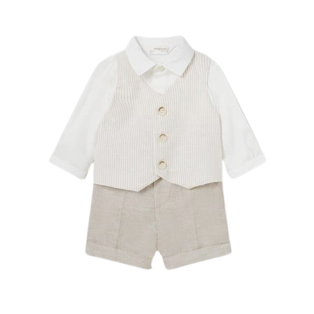 Conjunto chaqueta beige