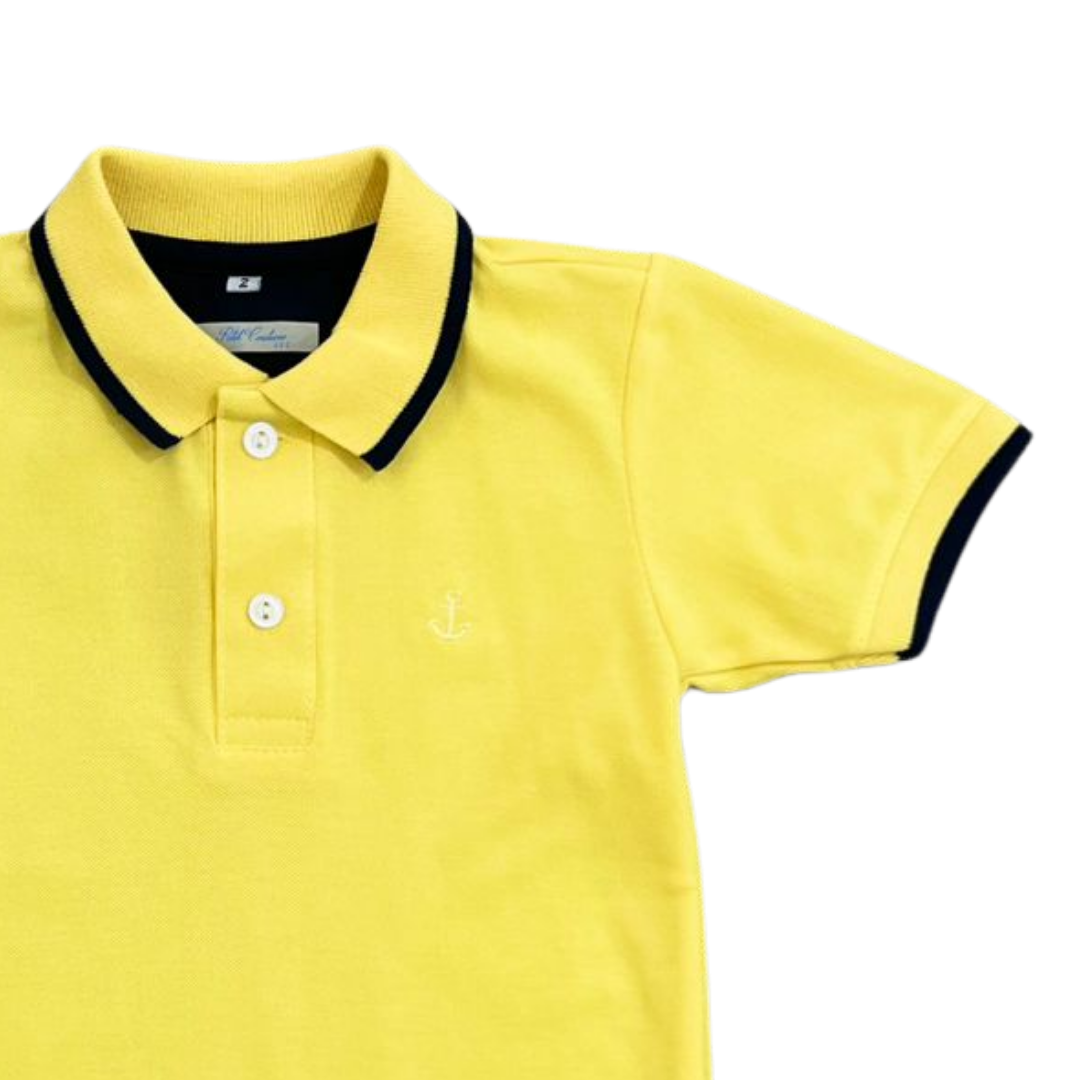 Camiseta polo amarilla