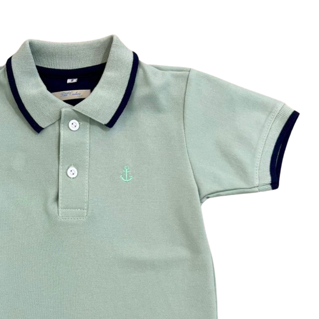 Camiseta polo verde