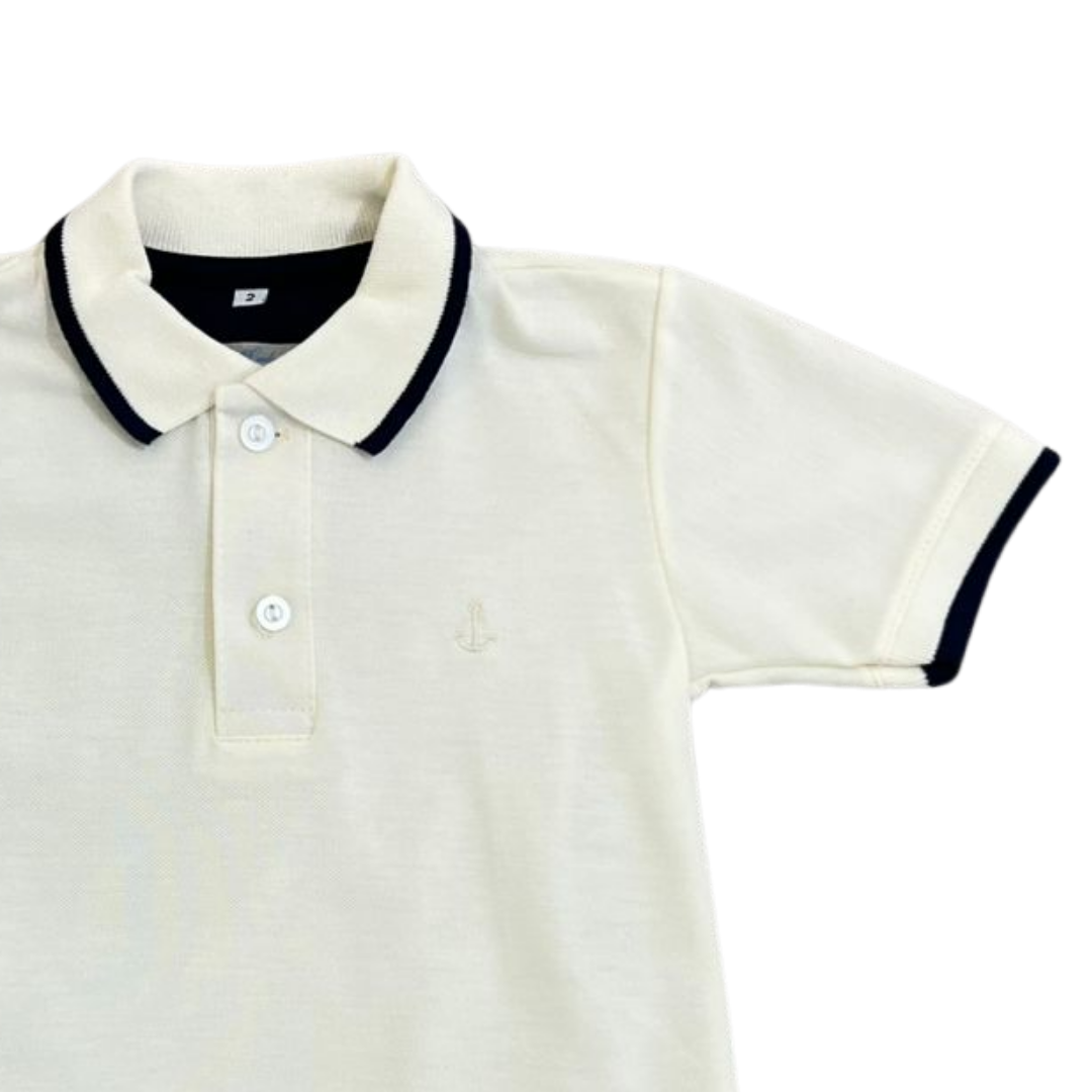 Camiseta polo blanca