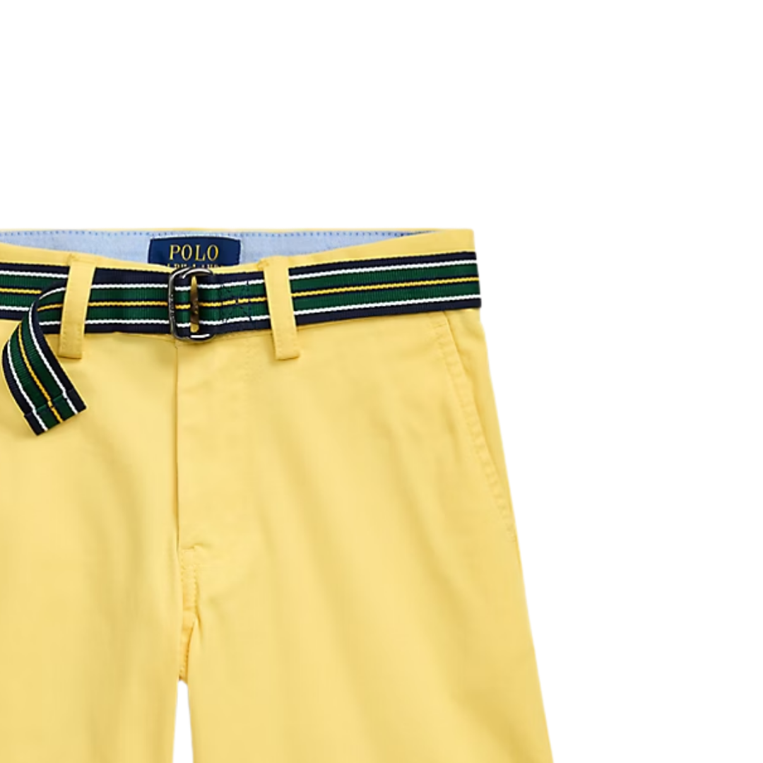 Bermuda yellow polo