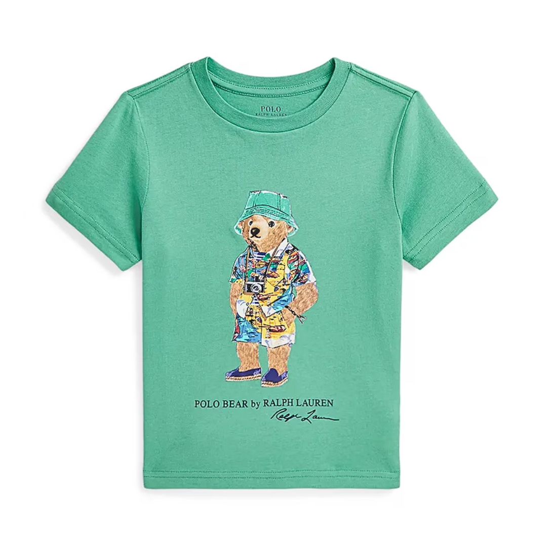 Camiseta polo bear green