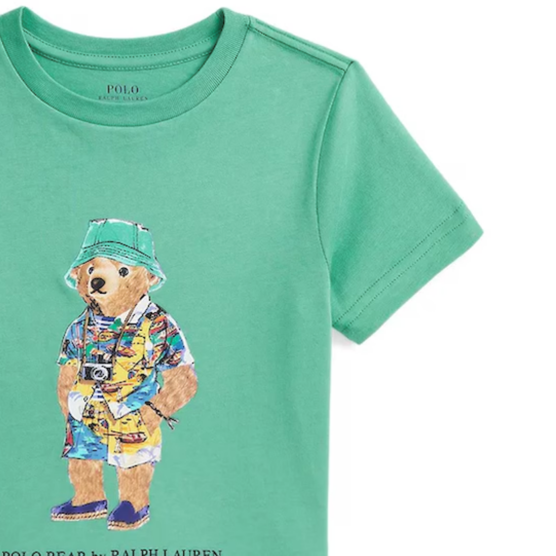 Camiseta polo bear green