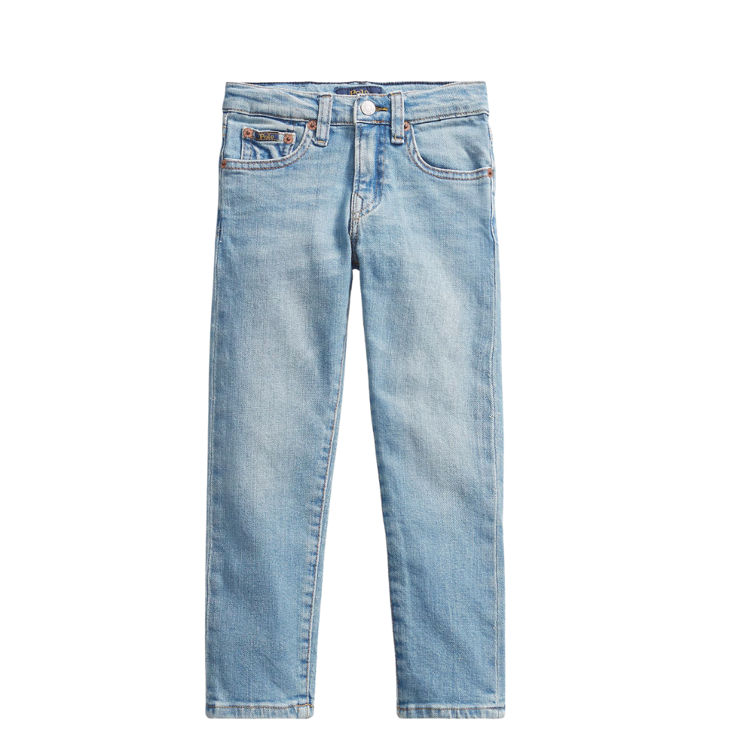 Denim polo