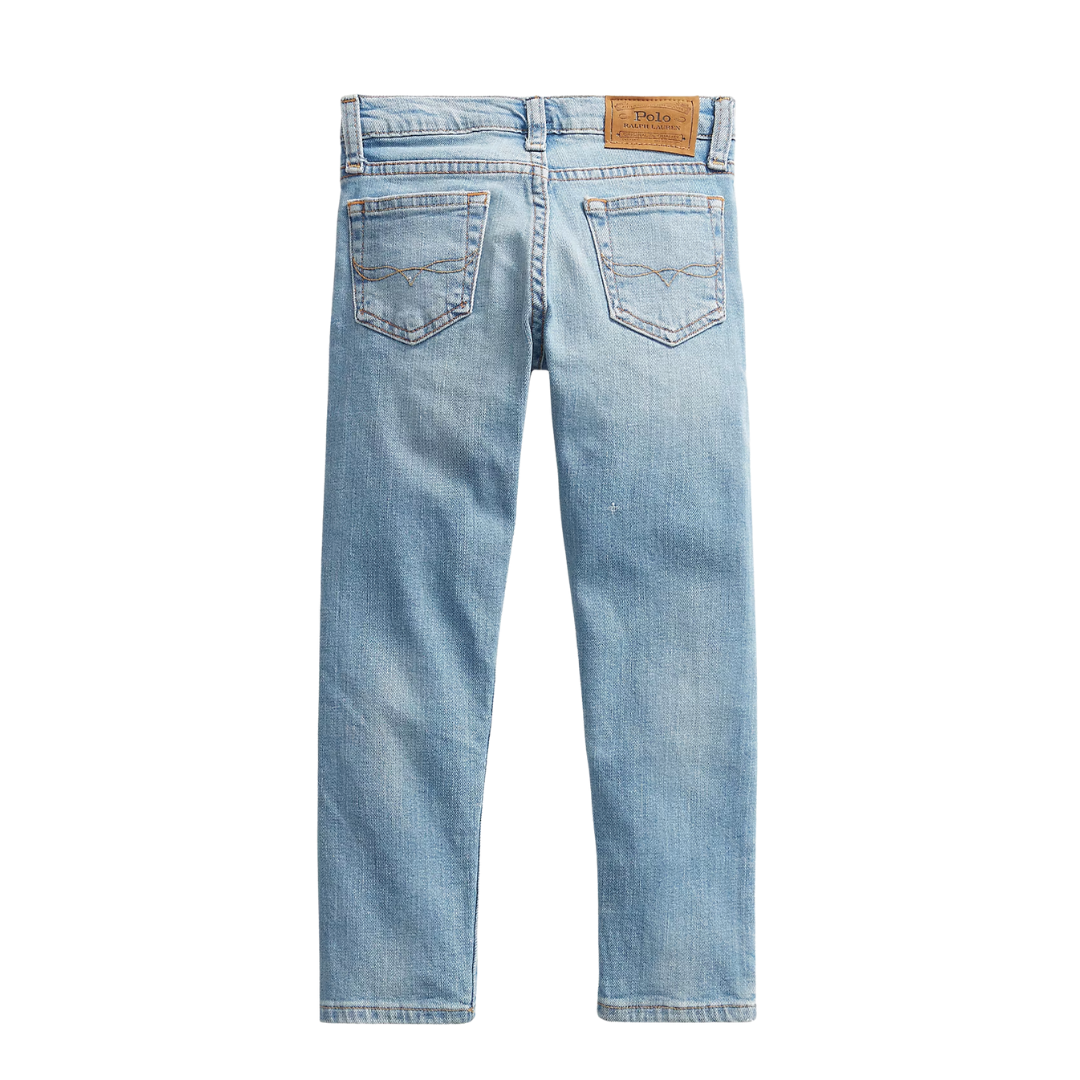Denim polo