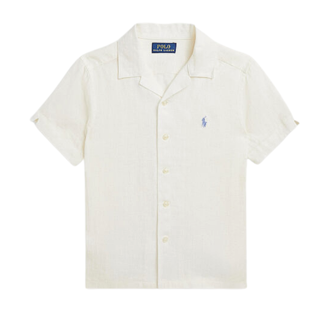 Camisa manga corta polo white