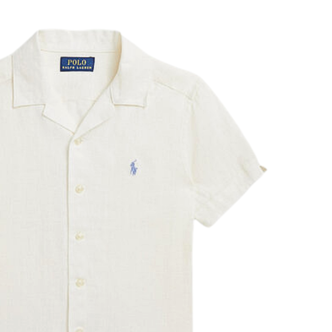 Camisa manga corta polo white