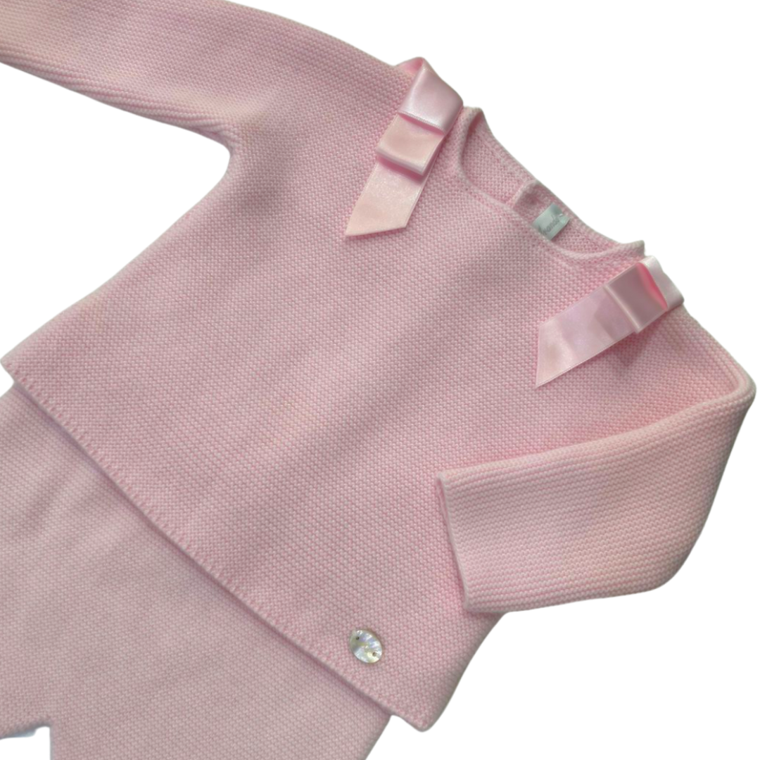 Pijama lazo rosa