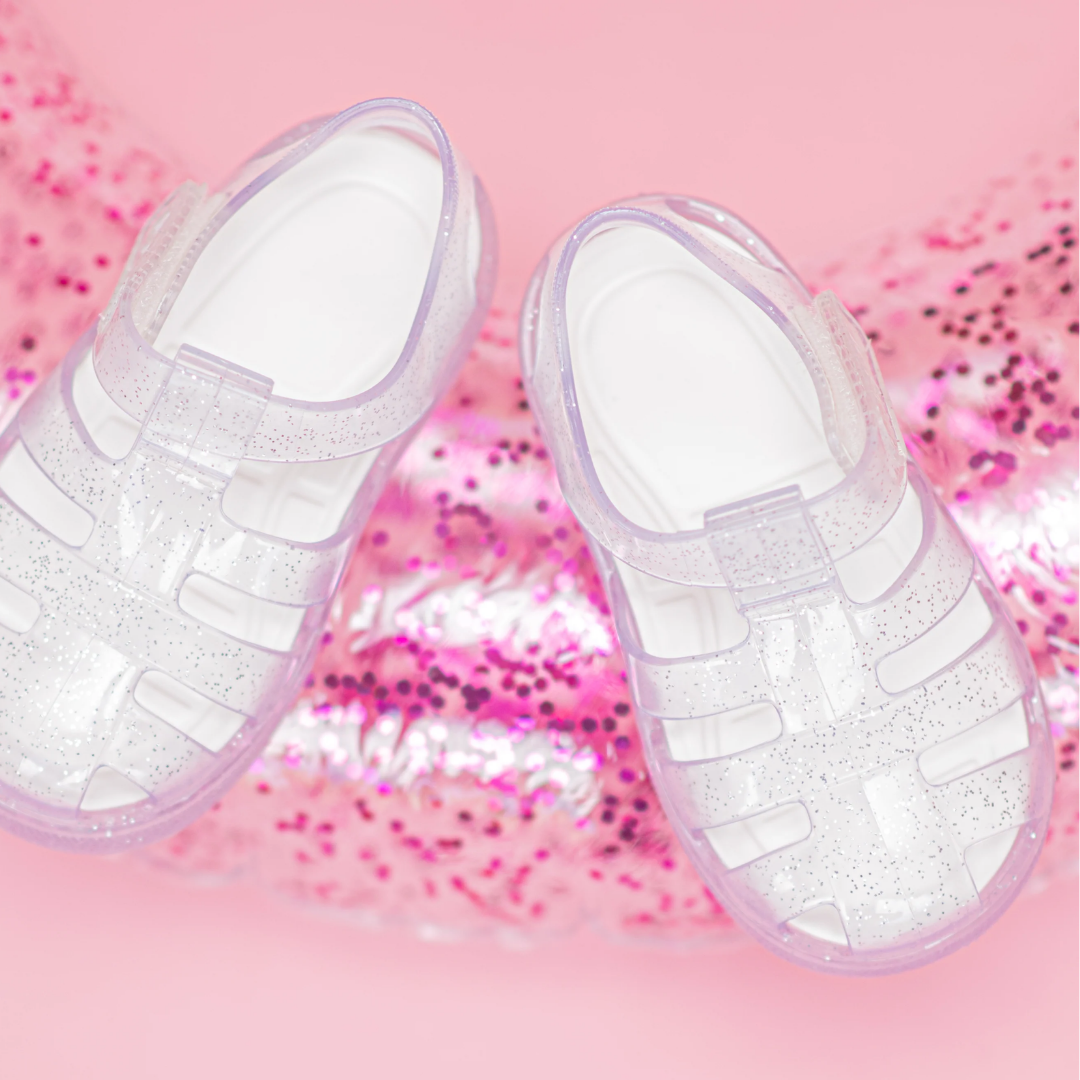 Sandalias Igor Star Glitter Transparente