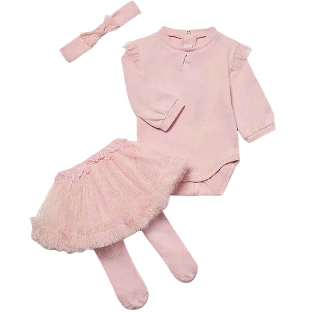 Set blanco de niña