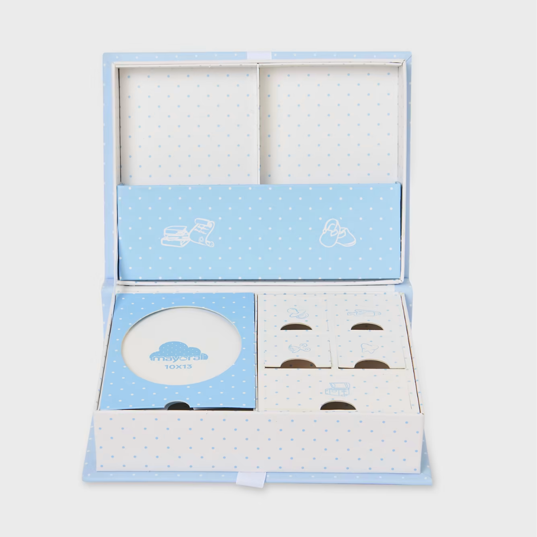 Caja de recuerdos de bebé blue