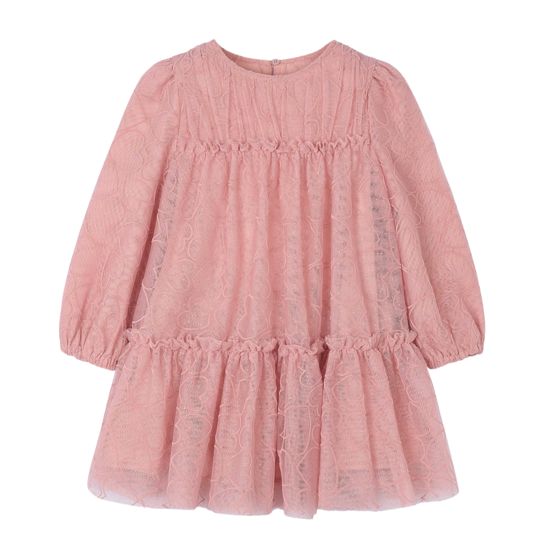 Vestido tul rosa