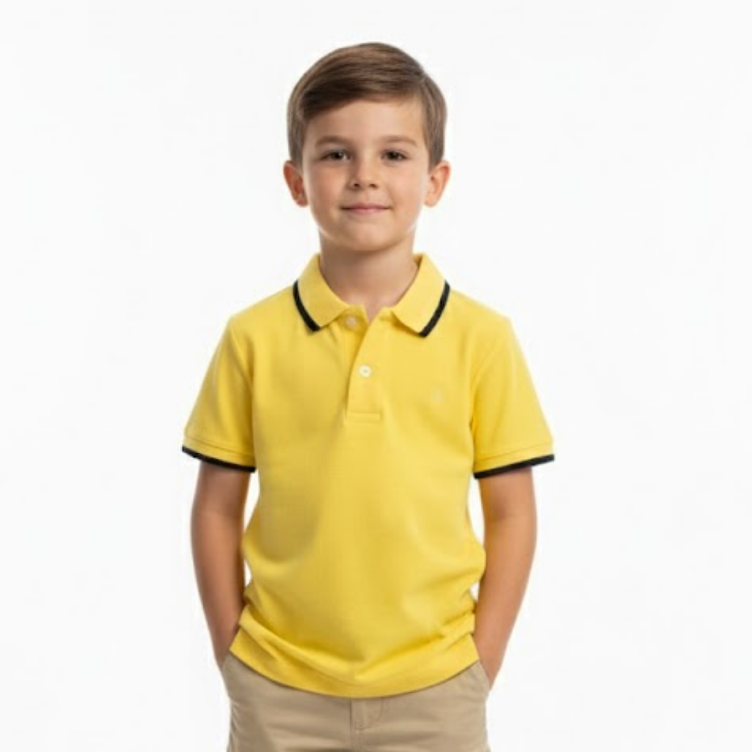 Camiseta polo amarilla