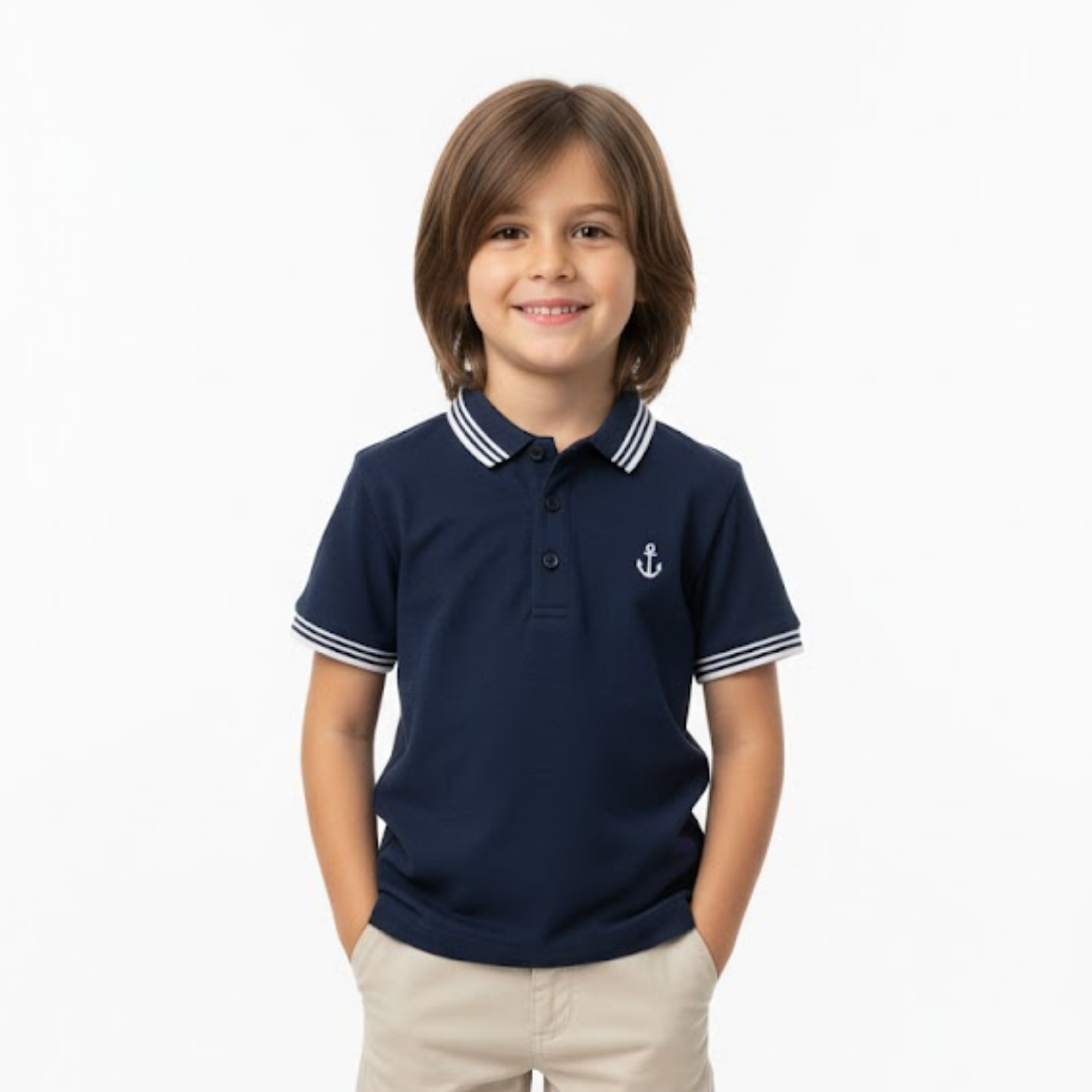 Tipo polo navy