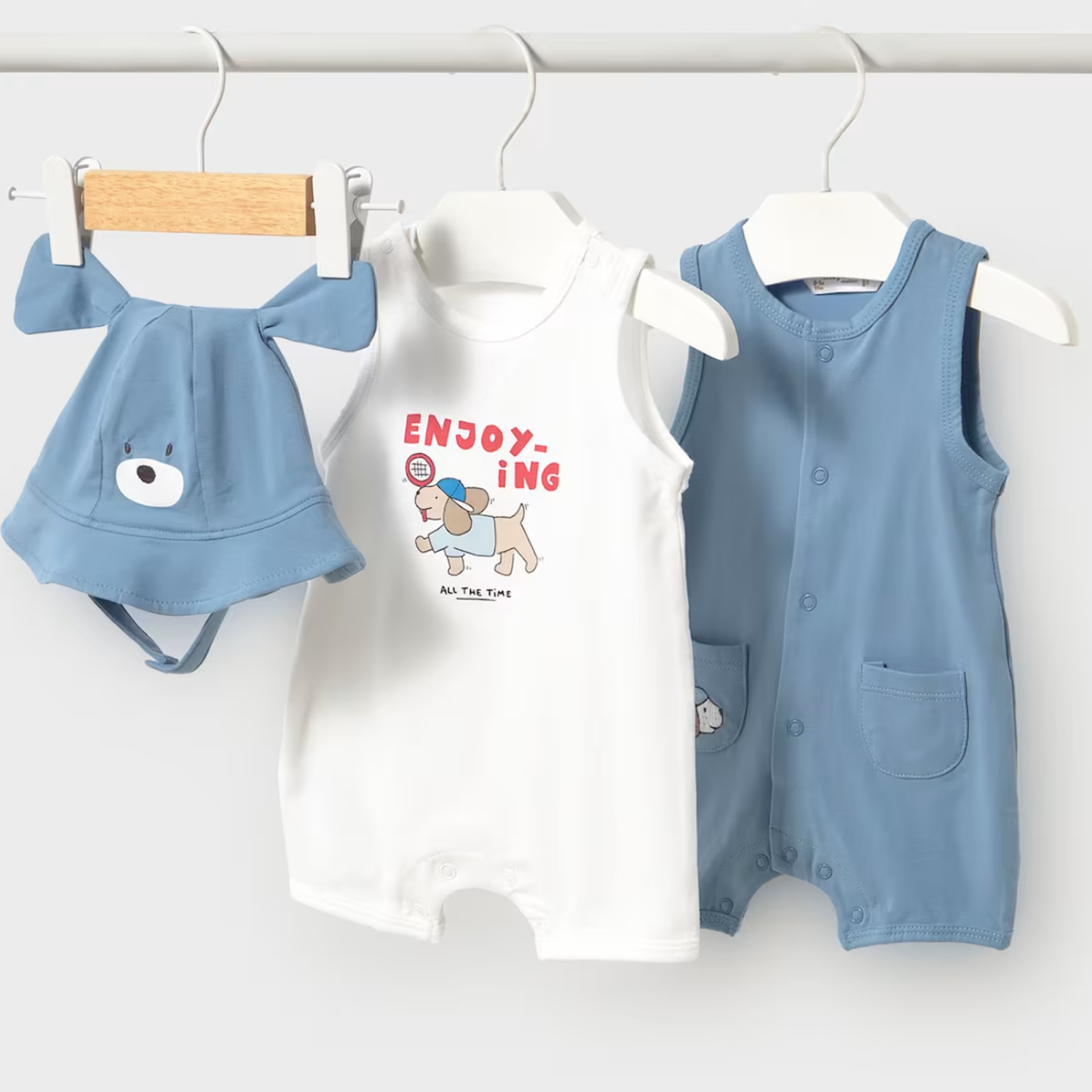 Set de mameluco blue