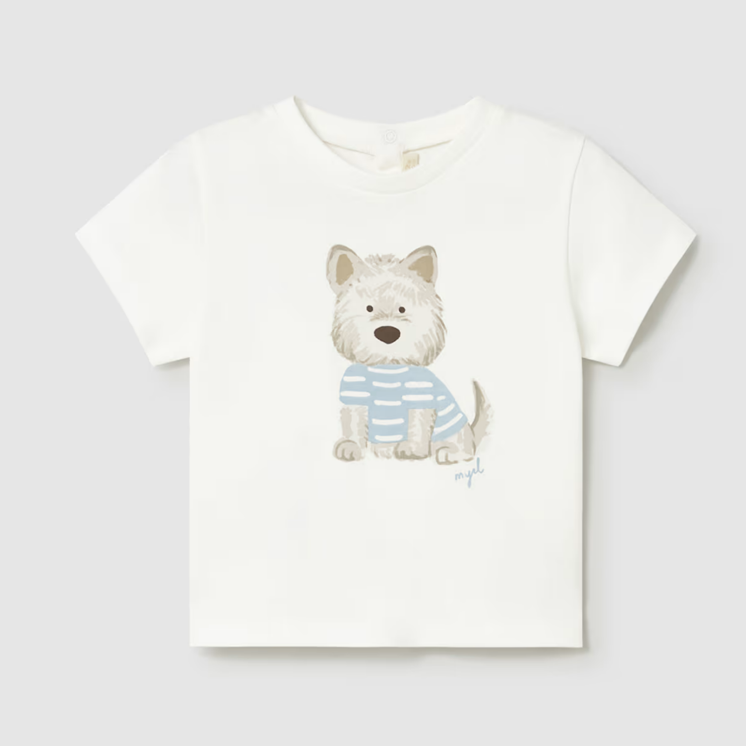 Camiseta blanco hueso
