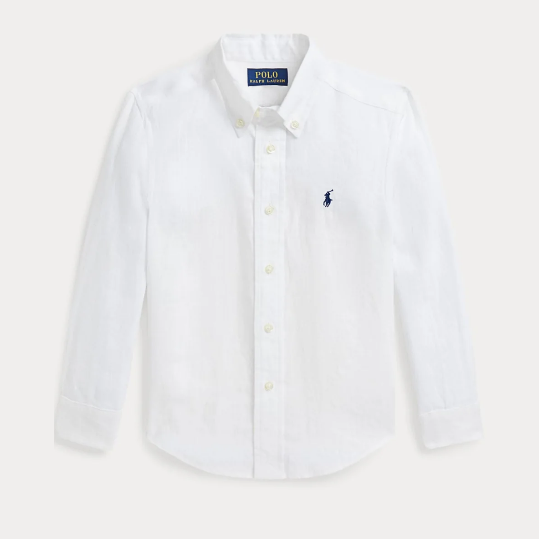 Camisa blanca en lino
