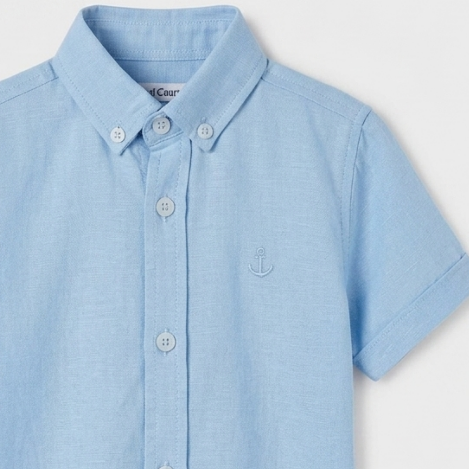 Camisa Lino blue