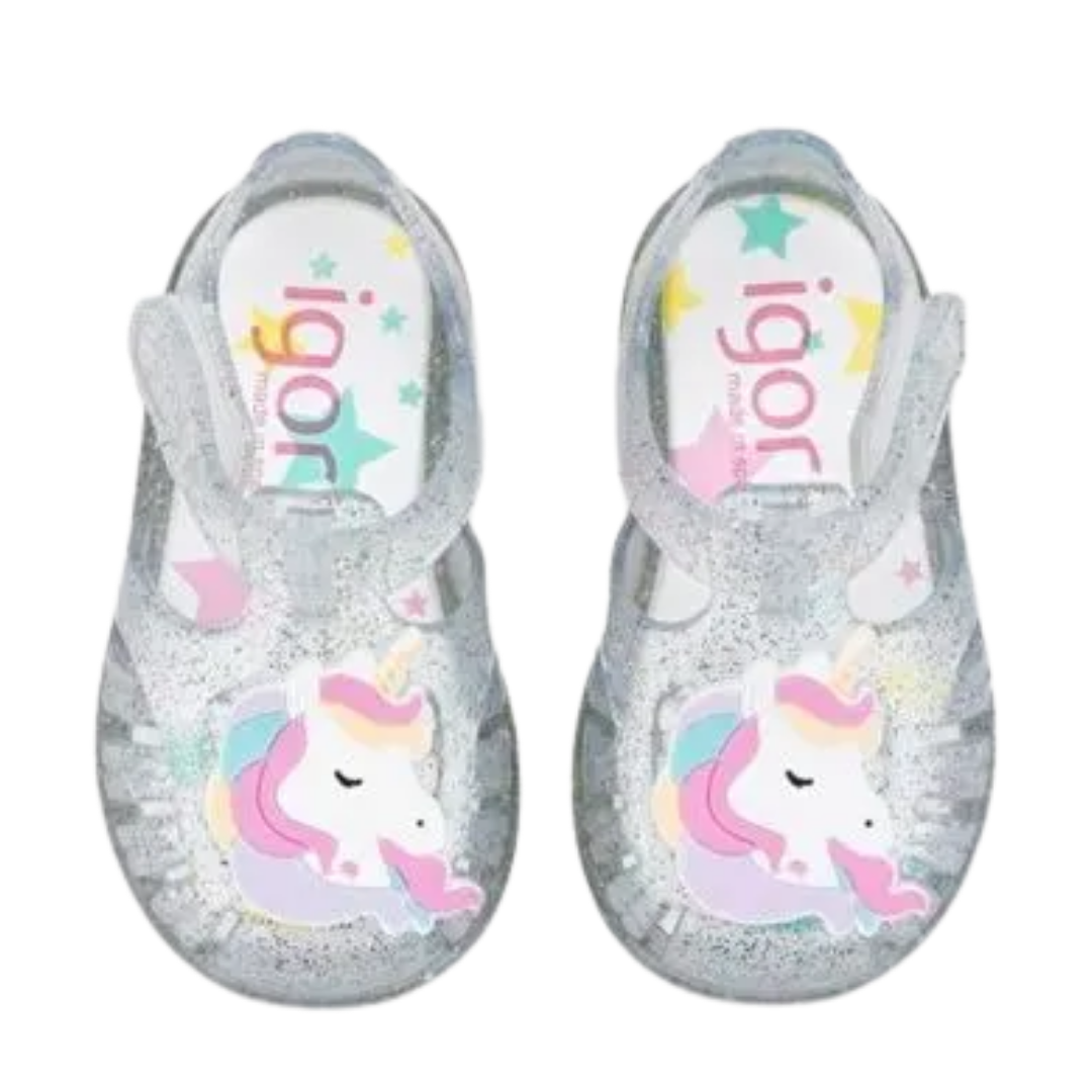 Sandalia Igor Unicornio Transparente