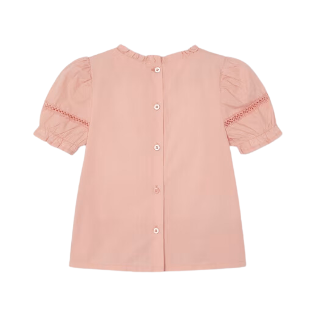 Blusa Manga de Princesa - Coral