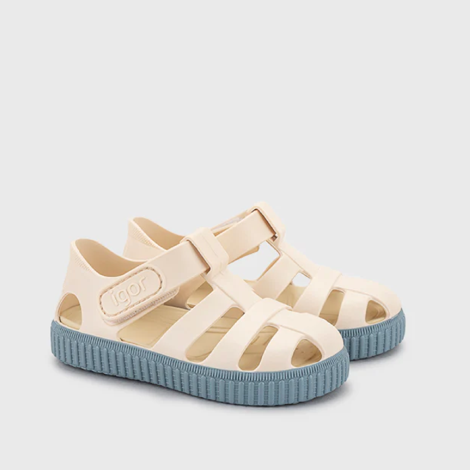 Sandalias Igor Nico Marfil Azul